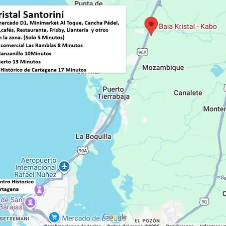 Apartamento Santorini Baia Kristal Con Playa única En Cartagena